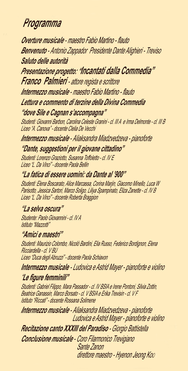 Coro Sante Zanon - Treviso canta Dante in piazza