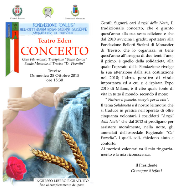 Coro Sante Zanon - concerto al Teatro Eden