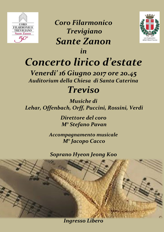Coro Sante Zanon - Concerto lirico d'estate 6 giugno 2017